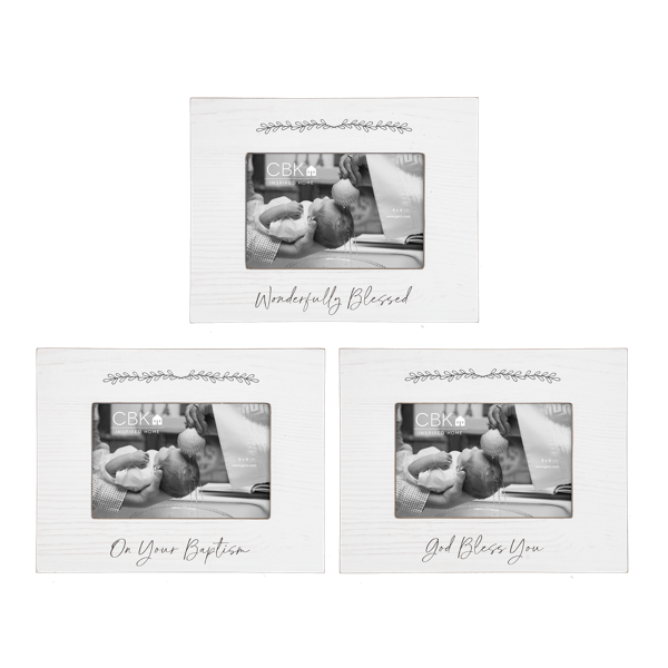 Baptism, God Bless You Frame