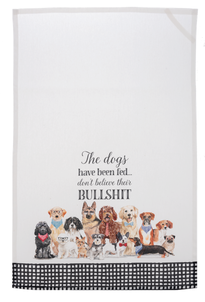 Dog Tea Towel