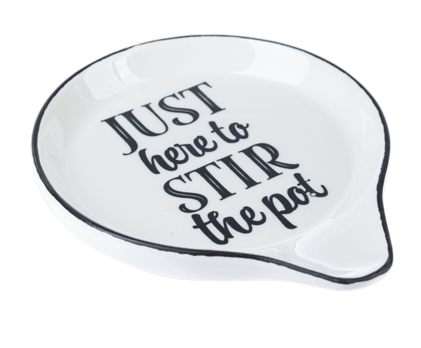 Just Here to Stir the Pot Spoon Rest
