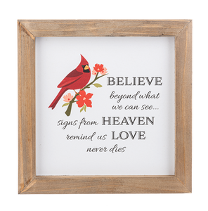 Cardinal Memorial Wall Decor