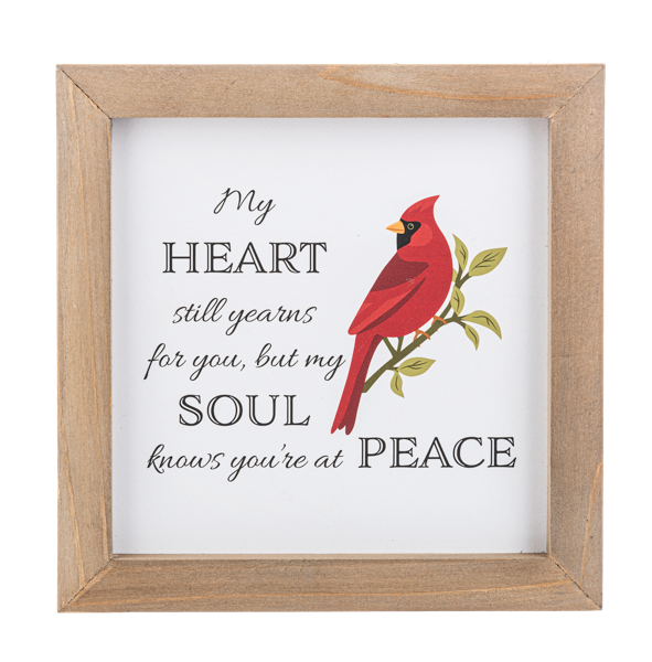 Cardinal Memorial Wall Decor