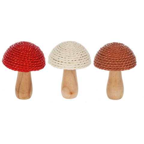 Woven Rope Top Mushroom