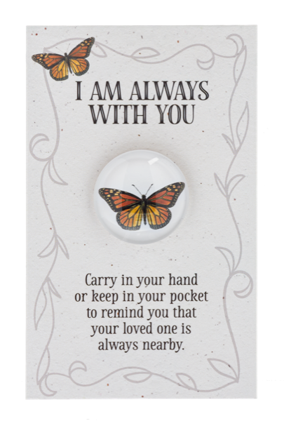 I am Always With You Butterfly Pocket Token