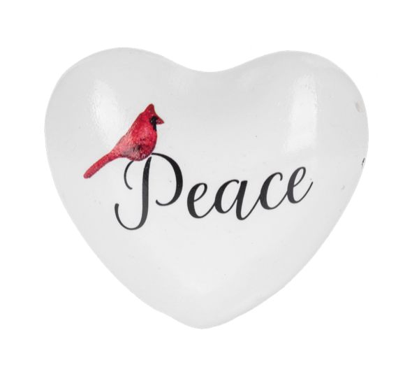 Cardinal with Text Chime Heart