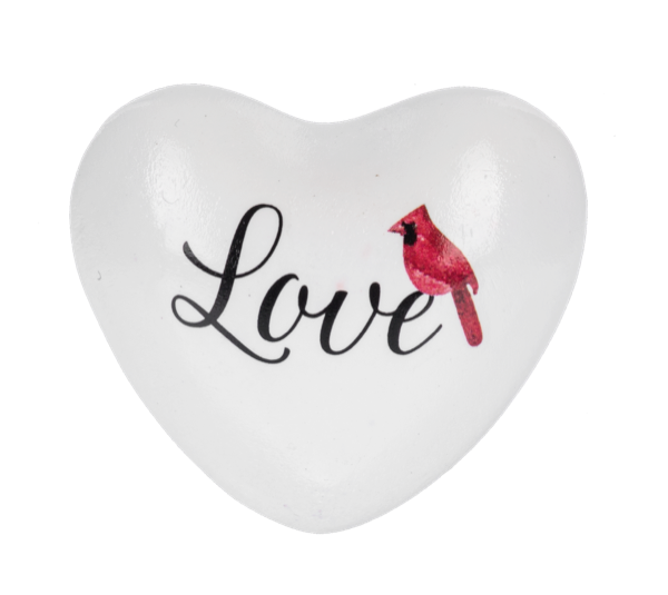 Cardinal with Text Chime Heart