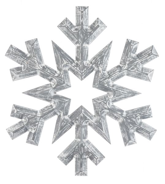 Dimensional Snowflake Wall Decor