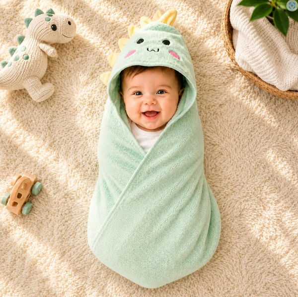 Hooded Animal Baby Towel