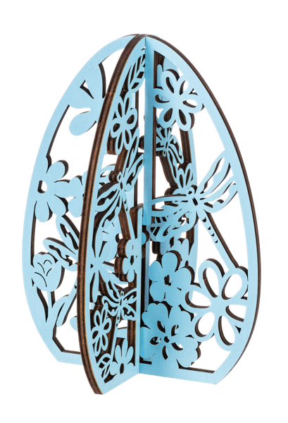 Laser Cut Egg Figurines