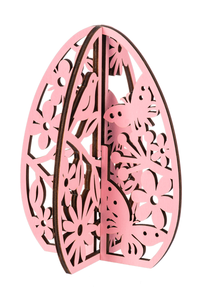 Laser Cut Egg Figurines