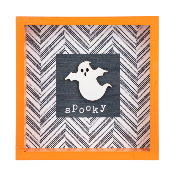 Halloween Decor Desk Plaques