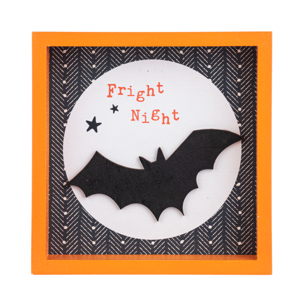 Halloween Decor Desk Plaques