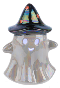 Iridescent Light Up Ghost Figurines
