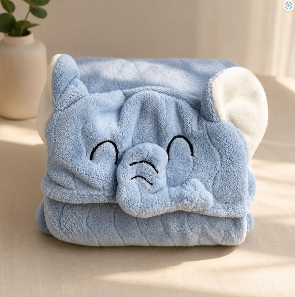 Hooded Animal Baby Towel