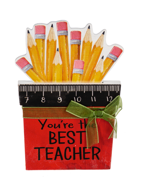 Teacher Hidden Message 2 pc Gift Card Holders