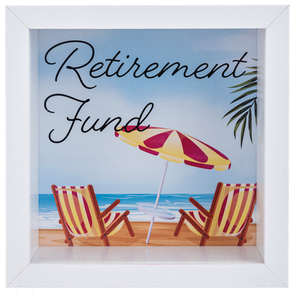 Retirement Fund Shadow Box Bank