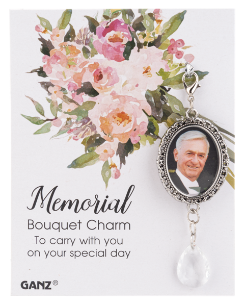 Memorial Bouquet Charm with Backer Card