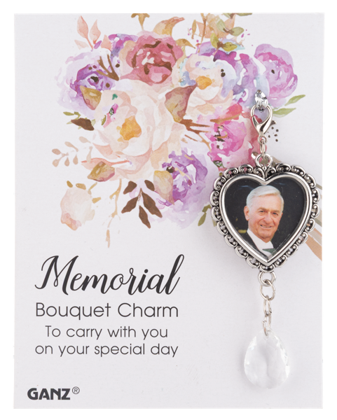 Memorial Bouquet Charm with Backer Card