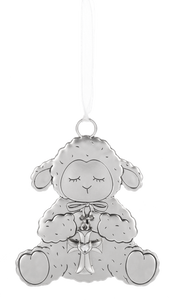 Crib Cross Keepsake Ornament - Lamb