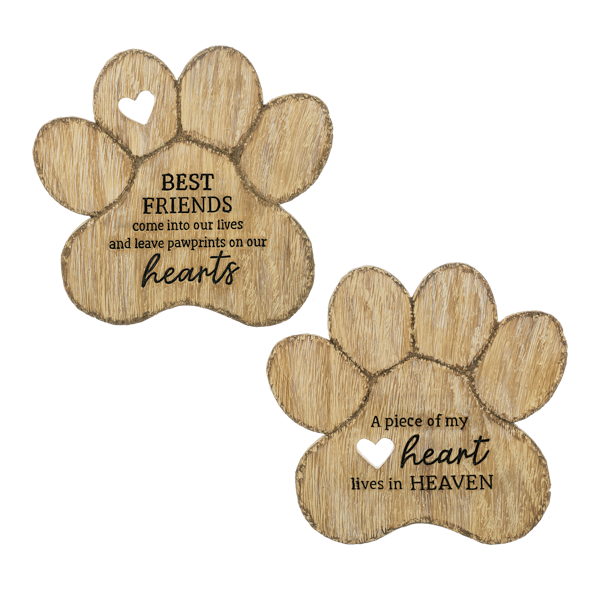 Paw Print Pet Memorial Stepping Stones