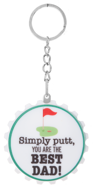Best Dad by Par - Keychain/Bottle Opener