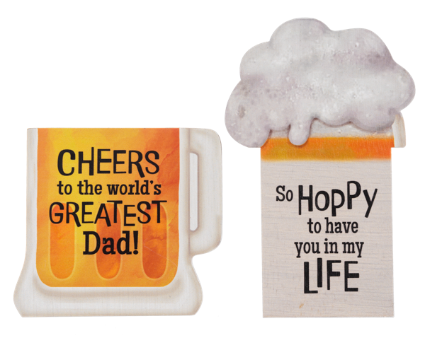 Dad Hidden Message 2 pc Sign