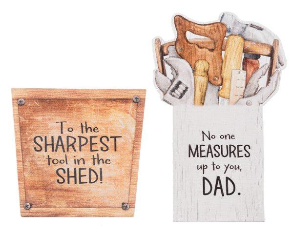 Dad Hidden Message 2 pc Sign