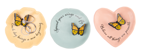Monarch Butterfly Trinket Dishes