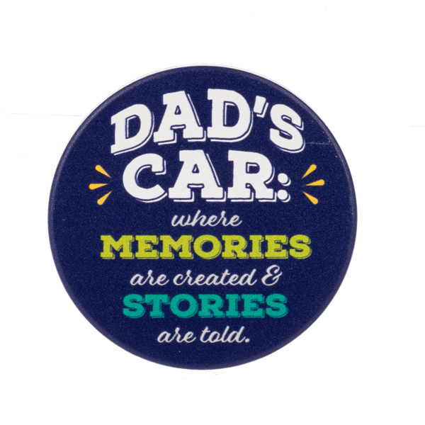 Car Coaster - Dad's car: where memories are created & stories are told.