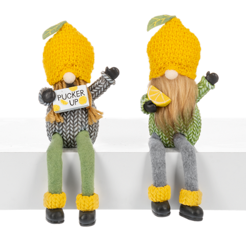 Lemons & Gnomes Shelfsitters