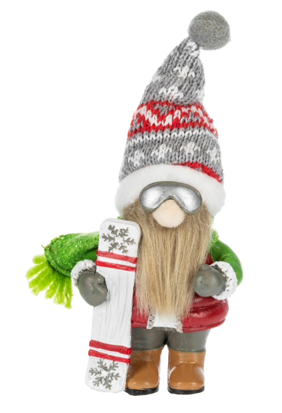 Ski Lodge - Gnome Figurines