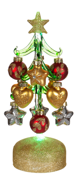 Light Up Christmas Tree with Ornaments