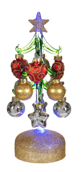 Light Up Christmas Tree with Ornaments