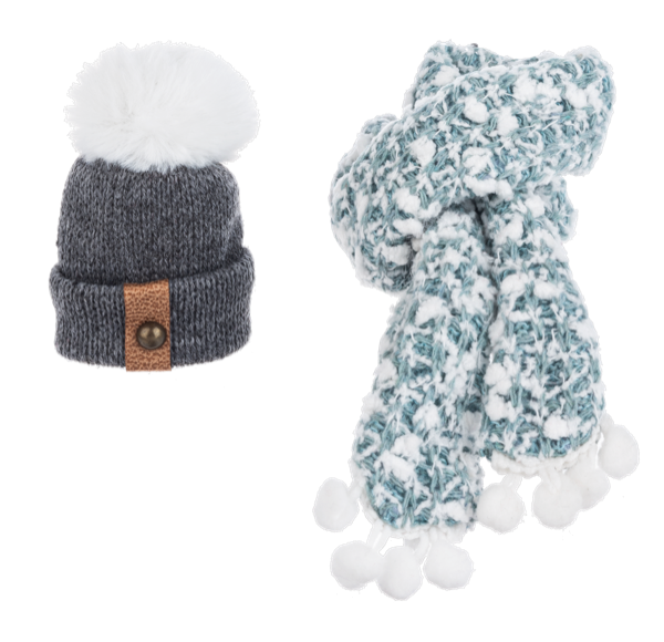 Wine Bottle Beanies and Scarves
