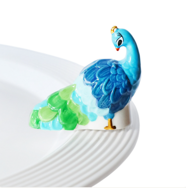 Nora Fleming Fancy Feathers (Peacock) Mini