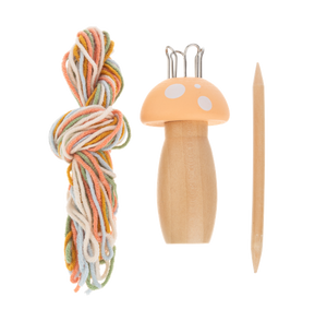 Wooden Knitting Mushrooms