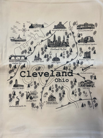 Cleveland Tea Towel