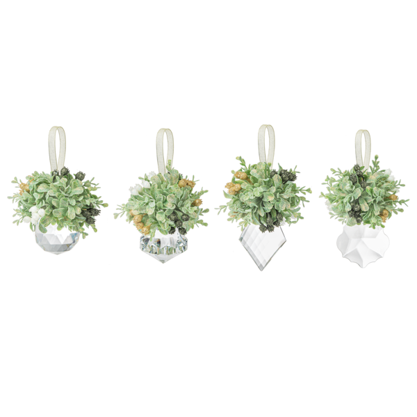 Mini Mistletoe Ornaments