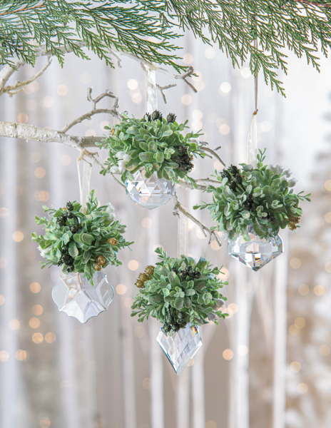 Mini Mistletoe Ornaments