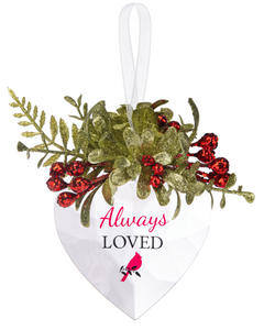 Mistletoe Sentiment Hearts