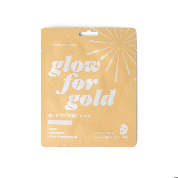 Lemon Lavender® Glow Getter Foil Face Masks