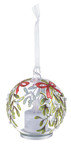 Lxury Lite LED Merry Christmas & Holly Ornaments