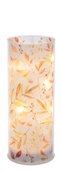 LED Light Up Bountiful Harvest Pillar Set