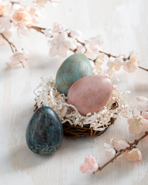 Painted Egg Figurines