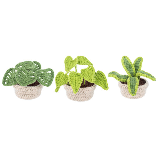 crochet house plant Crochet House Plant Figurines Style A