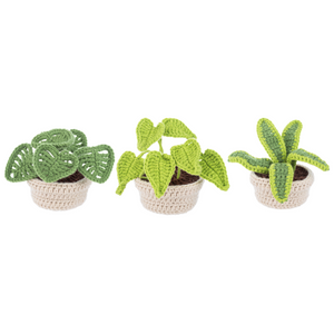 Crochet Plant Figurines