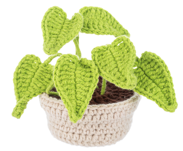 crochet house plant Crochet House Plant Figurines Style A