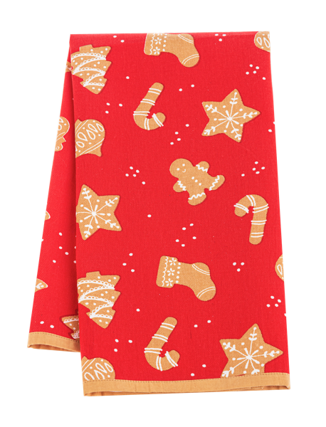 Holiday Tea Towel w/Wooden Spoon Gift Set