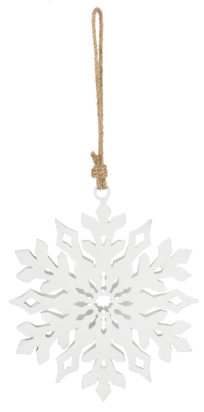 White Snowflake Ornaments