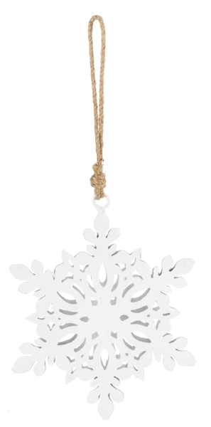 White Snowflake Ornaments