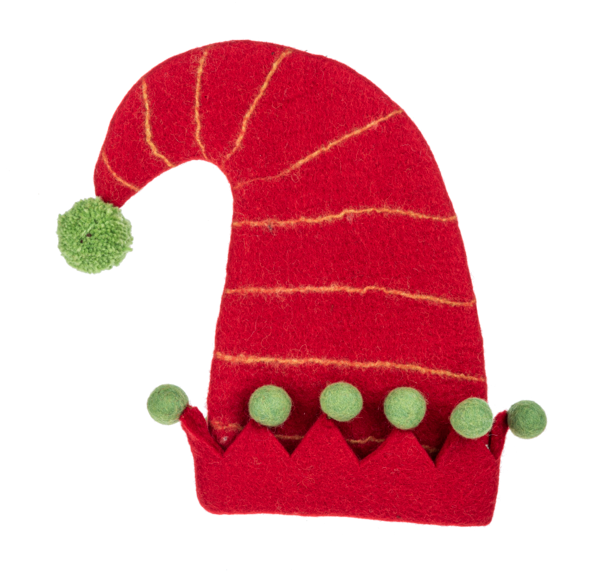 Wool Holiday Elf Hats